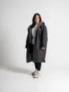 Xtreme Black Waterproof Jacket With Grey Fleece Lining