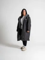 Xtreme Black Waterproof Jacket With Grey Fleece Lining