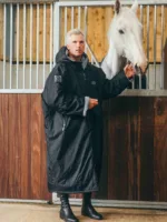 Xtreme Black Waterproof Jacket With Grey Fleece Lining