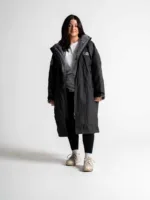 Xtreme Black Waterproof Jacket With Grey Fleece Lining