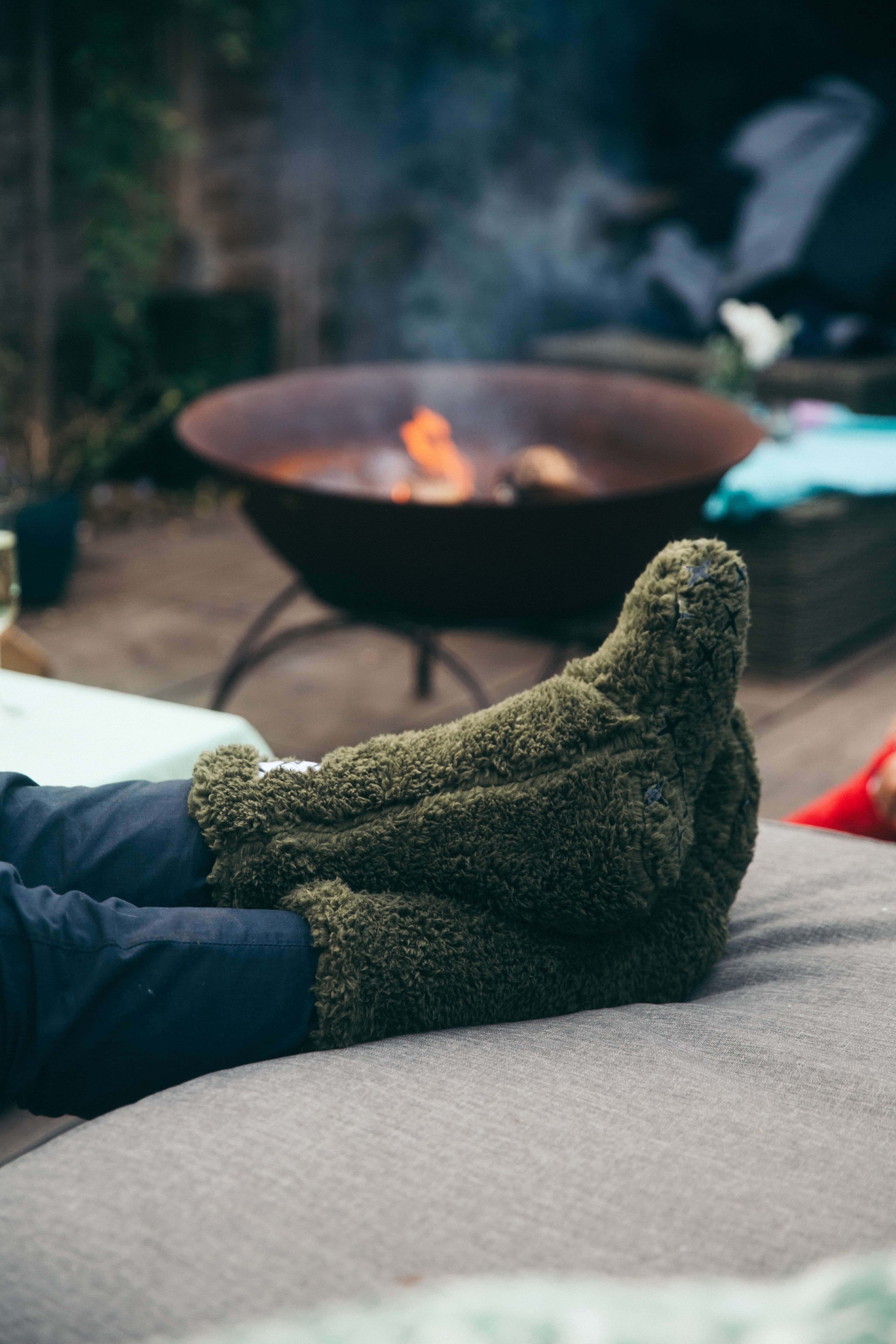 Xtreme Green Sock Boots - Furry Go Green