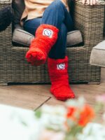 Xtreme Red Sock Boots - Furry Racing Red