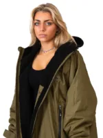 Xtreme Green Waterproof Jacket With Black Fleece Lining