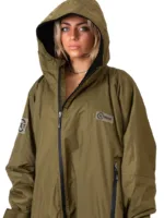 Xtreme Green Waterproof Jacket With Black Fleece Lining