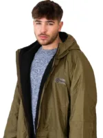 Xtreme Green Waterproof Jacket With Black Fleece Lining