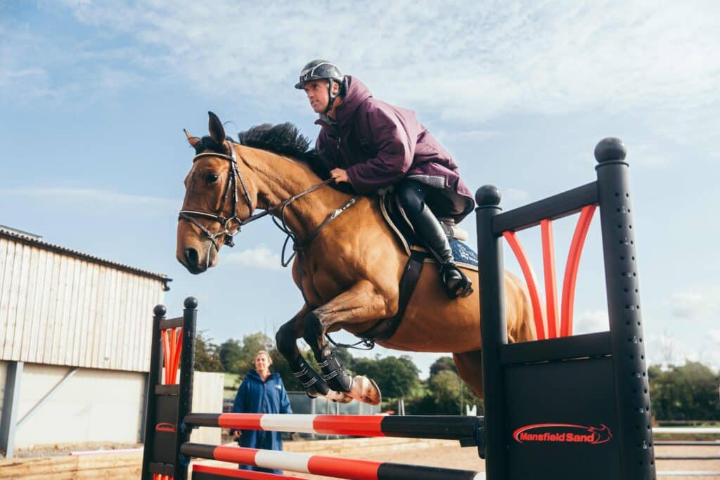 Dan Delsart, Olympic Showjumper Wearing Xtreme Robes