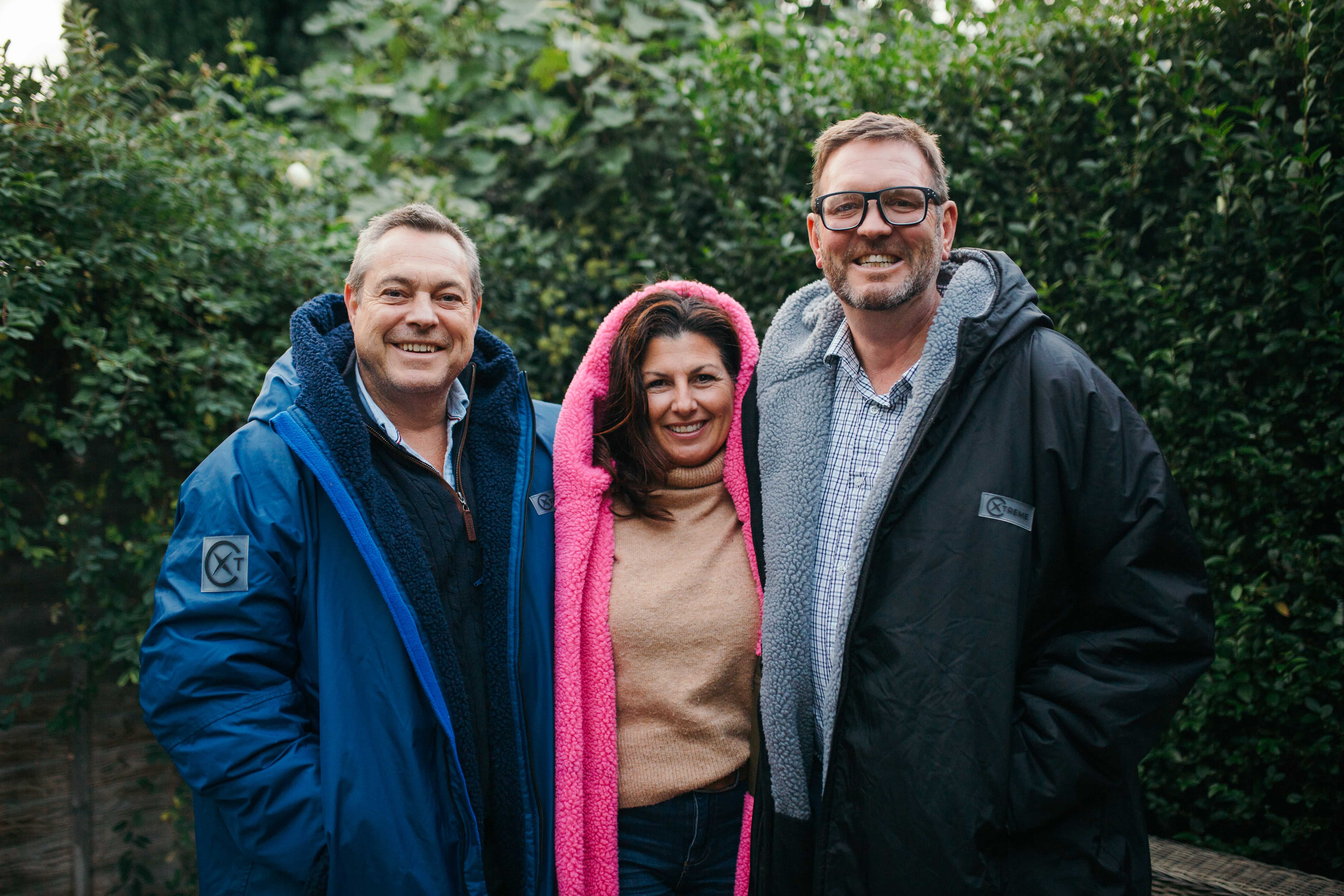 Steve, Lisa and Guy, Founders of Xtreme Robes