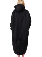 Xtreme Black Changing Robe with Blackberry Fleece Lining