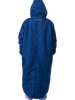 Xtreme Blue Changing Robe with Grey Fleece Lining