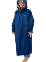 Xtreme Navy Waterproof Jacket With Grey Fleece Lining