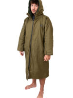 Xtreme Green Changing Robe with Green Fleece Lining