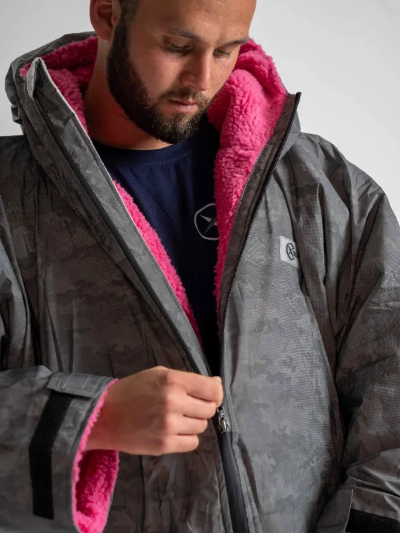 Xtreme Reflective Waterproof Jacket With Pink Fleece Lining